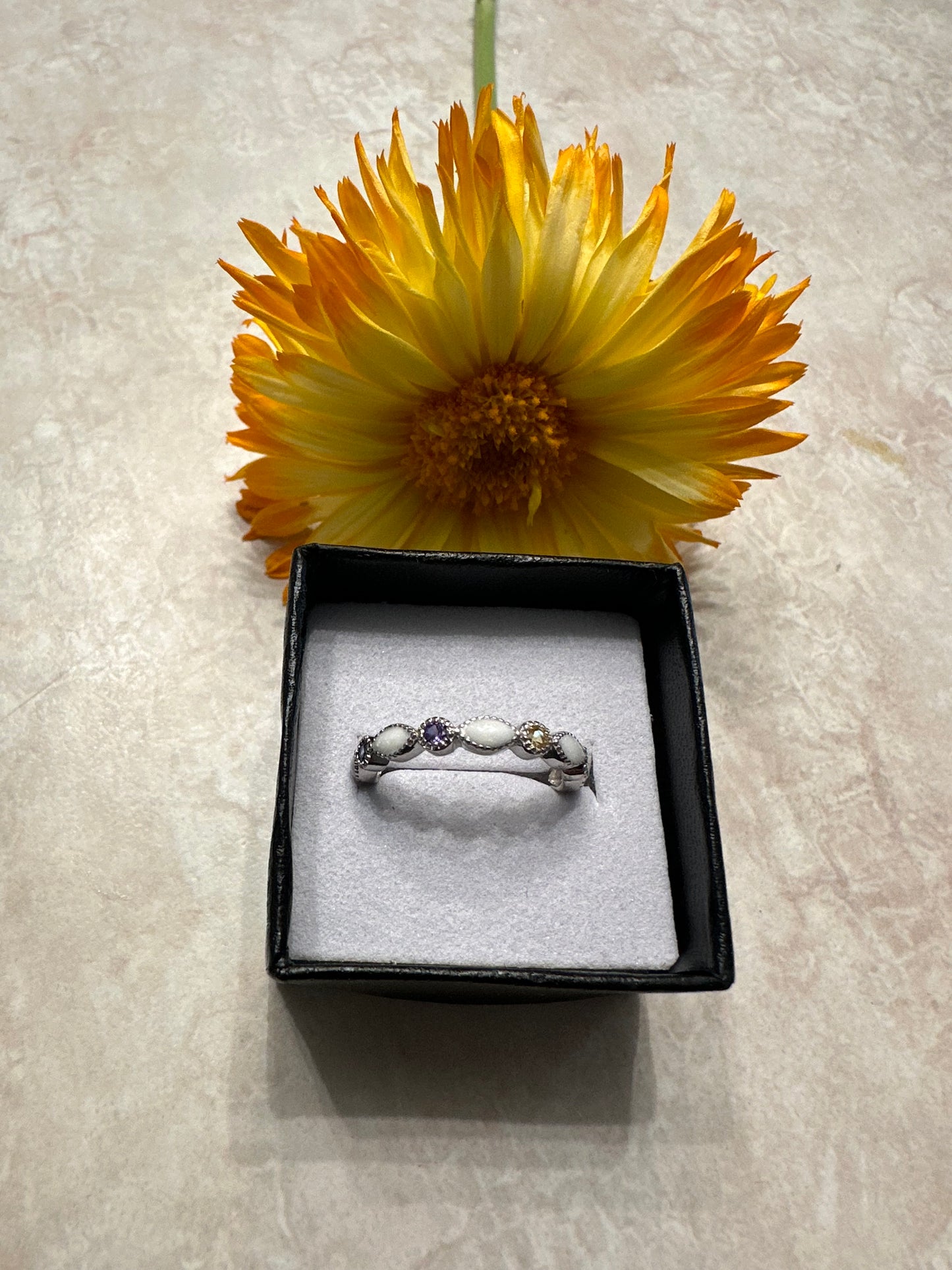 Multiple Birthstone Band