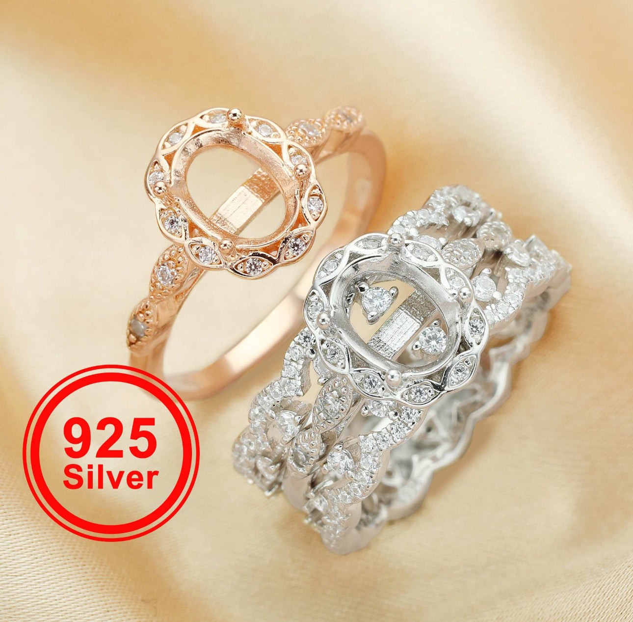 Stacking Oval Ring