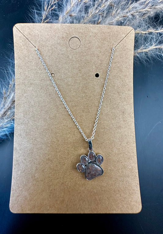 Paw Print Necklace